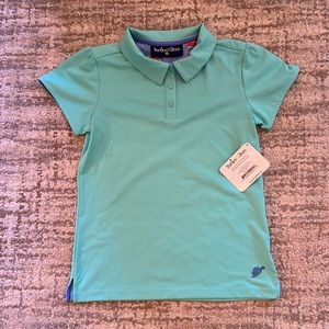 Turtle and tee girls golf shirt new size 7/8